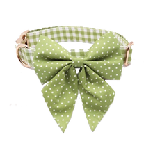Load image into Gallery viewer, Classic White n Lime Polka Dots
