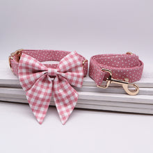Load image into Gallery viewer, Pink Polka n Check - GiftyDogStore
