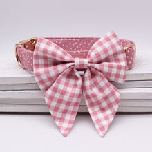 Load image into Gallery viewer, Pink Polka n Check - GiftyDogStore
