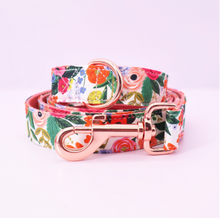 Load image into Gallery viewer, Elegant Autum Floral Flower Collar and Leash - GiftyDogStore
