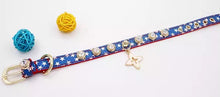 Load image into Gallery viewer, Crystal Studded Patriotic Pet Collar - GiftyDogStore
