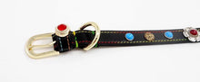 Load image into Gallery viewer, Leather Turquoise Collars - GiftyDogStore
