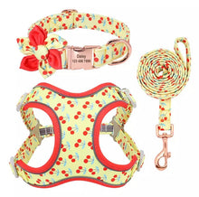Load image into Gallery viewer, Cherry Blossom Mega Bundle : Leash, Harness, And Flower Collar - GiftyDogStore
