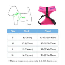 Load image into Gallery viewer, Personalized Harness - Name &amp; Number - GiftyDogStore
