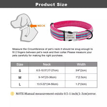 Load image into Gallery viewer, Reflective Dog Collar.: Personalized - GiftyDogStore
