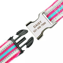 Load image into Gallery viewer, Reflective Dog Collar.: Personalized - GiftyDogStore
