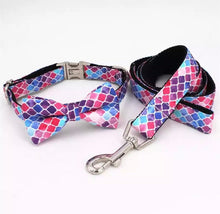Load image into Gallery viewer, Magical Colors: Bow Collar And Leash Set - GiftyDogStore
