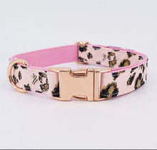 Load image into Gallery viewer, Glowy Leopardess FlowerBow- Personalized - GiftyDogStore
