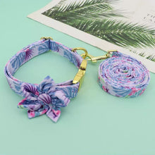 Load image into Gallery viewer, Floral magic: Flower Collar And Leash Set - GiftyDogStore

