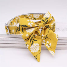 Load image into Gallery viewer, Mustard Yellow Floral Girly : Personalized - GiftyDogStore

