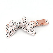 Load image into Gallery viewer, Leopard ‘n’ Blush - Butterfly Bow - GiftyDogStore
