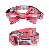 Load image into Gallery viewer, Candy Wild Mega Bundle : Leash, Harness, And Bowtie Collar - GiftyDogStore
