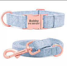 Load image into Gallery viewer, The Classy One - Personalized Bamboo Dog Collar - GiftyDogStore
