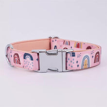 Load image into Gallery viewer, Rainbow Trends Girly Collar With Leash - GiftyDogStore
