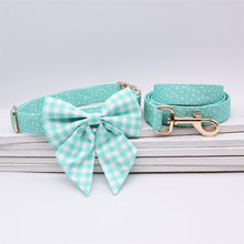 Load image into Gallery viewer, Trendster Sea Green Girly Bow - GiftyDogStore
