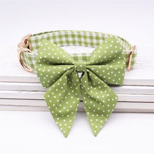 Load image into Gallery viewer, Classic White n Lime Polka Dots - GiftyDogStore
